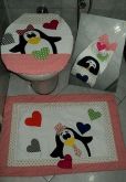 Kit de banheiro Pinguim